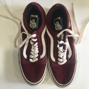 Vans Pro Ultra Cush Burgundy Skater Shoes 10.5